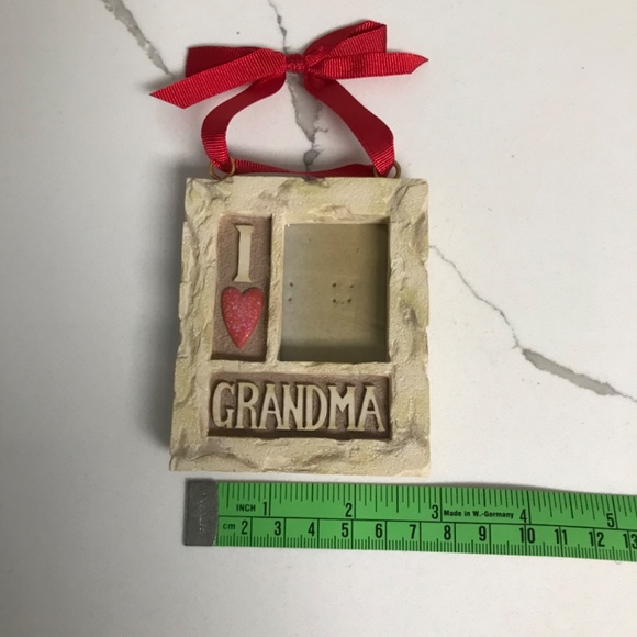 I Love Grandma Christmas Tree Ornament Picture Frame - Picture 5 of 5